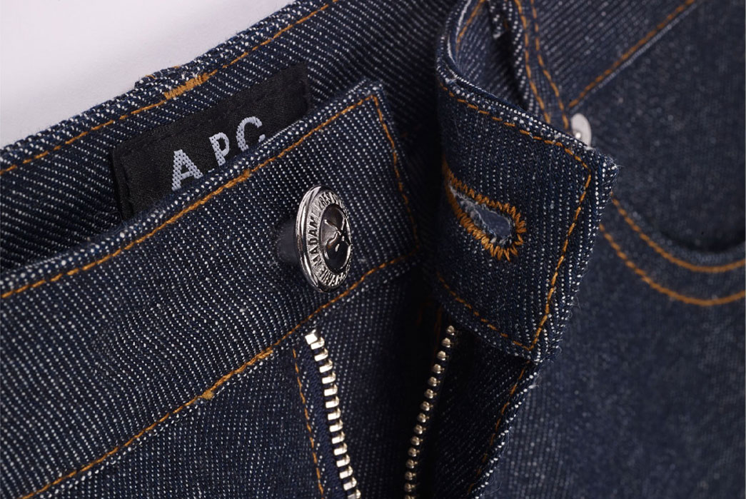 Apc sales ripped jeans